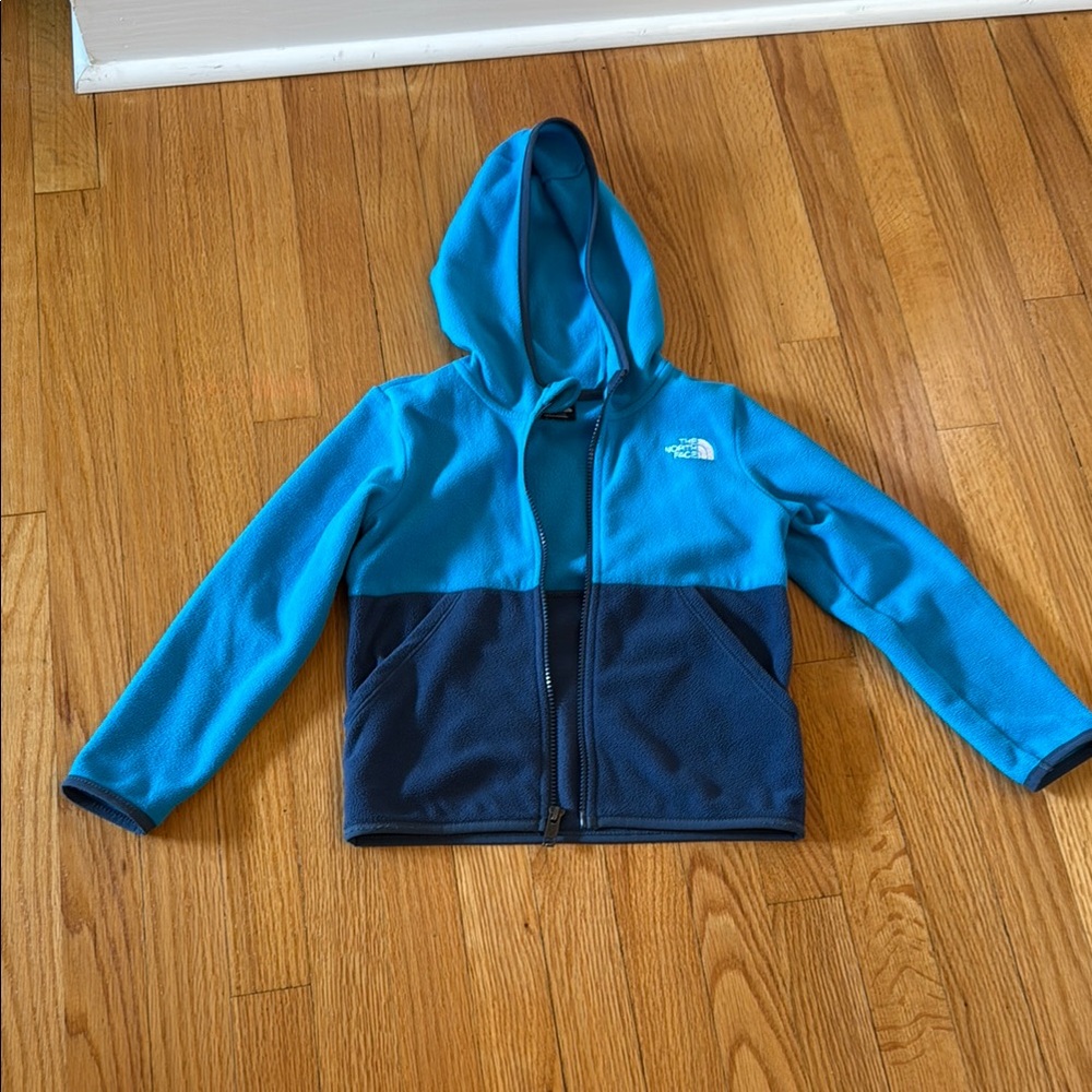 The North Face Hooded Fleece Jacket Kids 5T